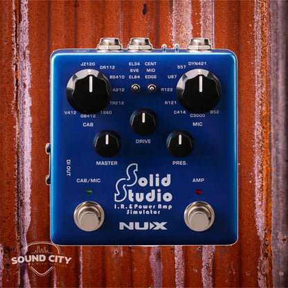 NUX NSS-5 Verdugo Series amp+cabinet+mic simulator SOLID STUDIO Effectpedaal
