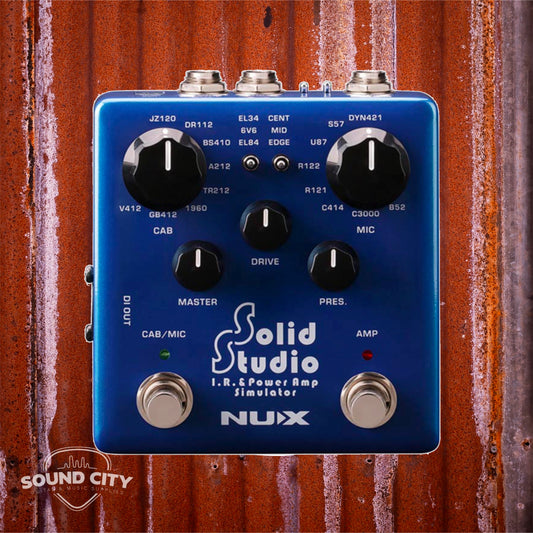 NUX NSS-5 Verdugo Series amp+cabinet+mic simulator SOLID STUDIO Effectpedaal