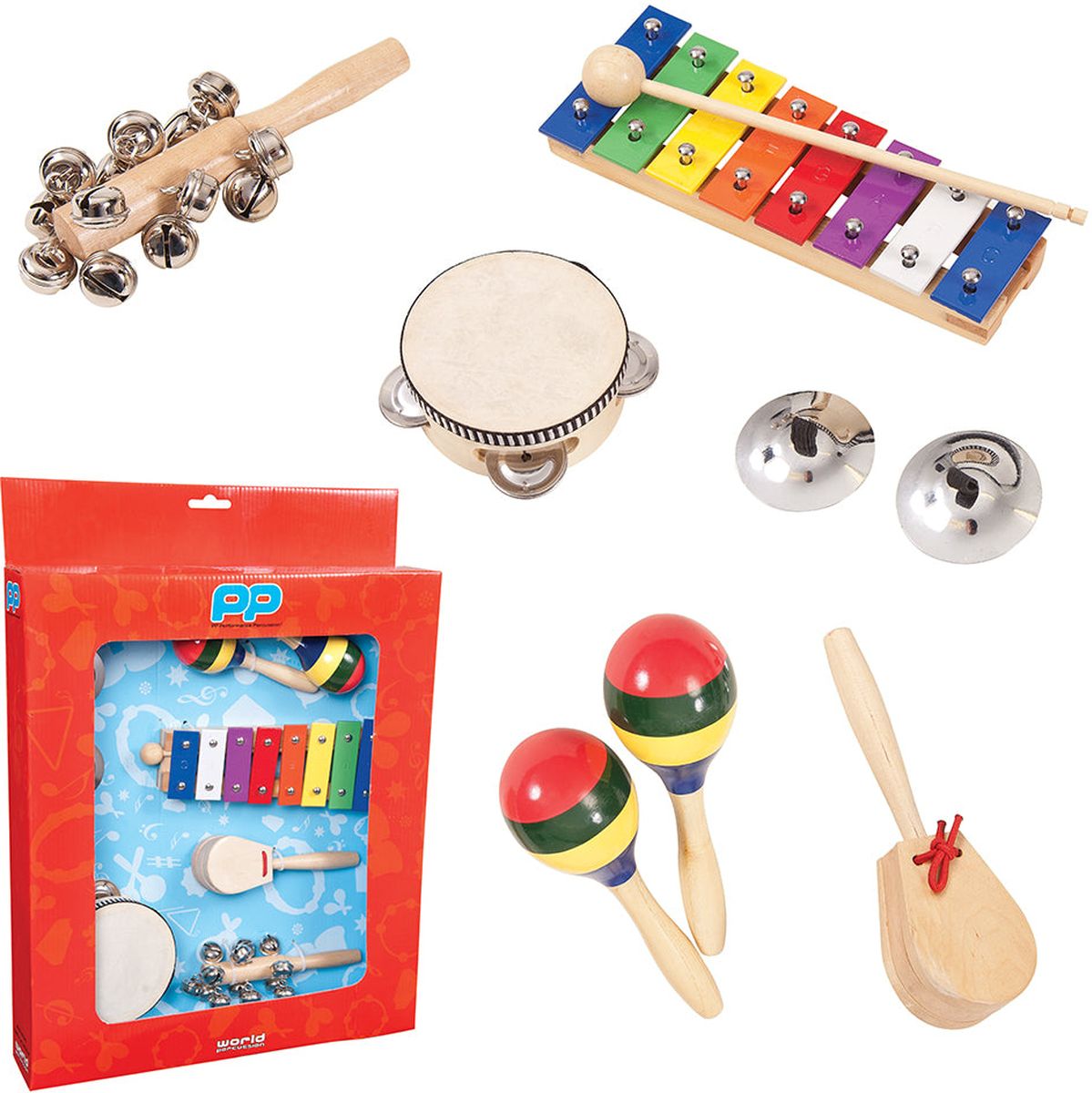 PP Music Box Inc Tambourine-Maracas-Shakers.