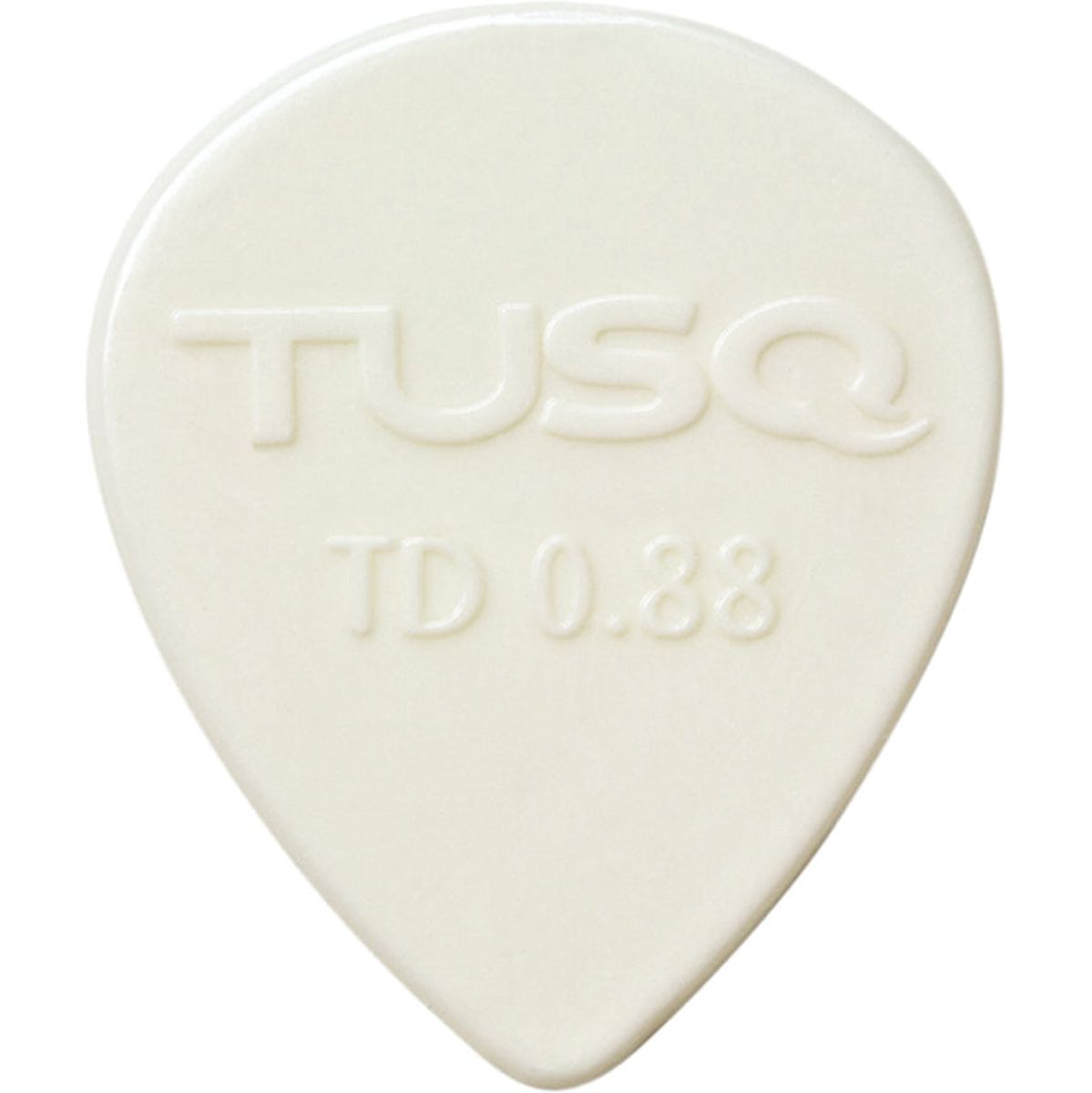 Graph Tech Tusq Tear Drop Pick .88mm White - 6pcs