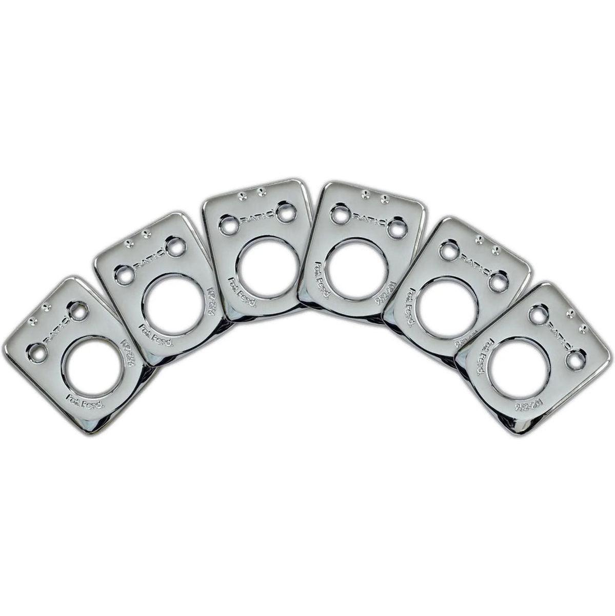 Graph Tech Ratio Plate For Fender Style 2 Pin Hole - Nickel