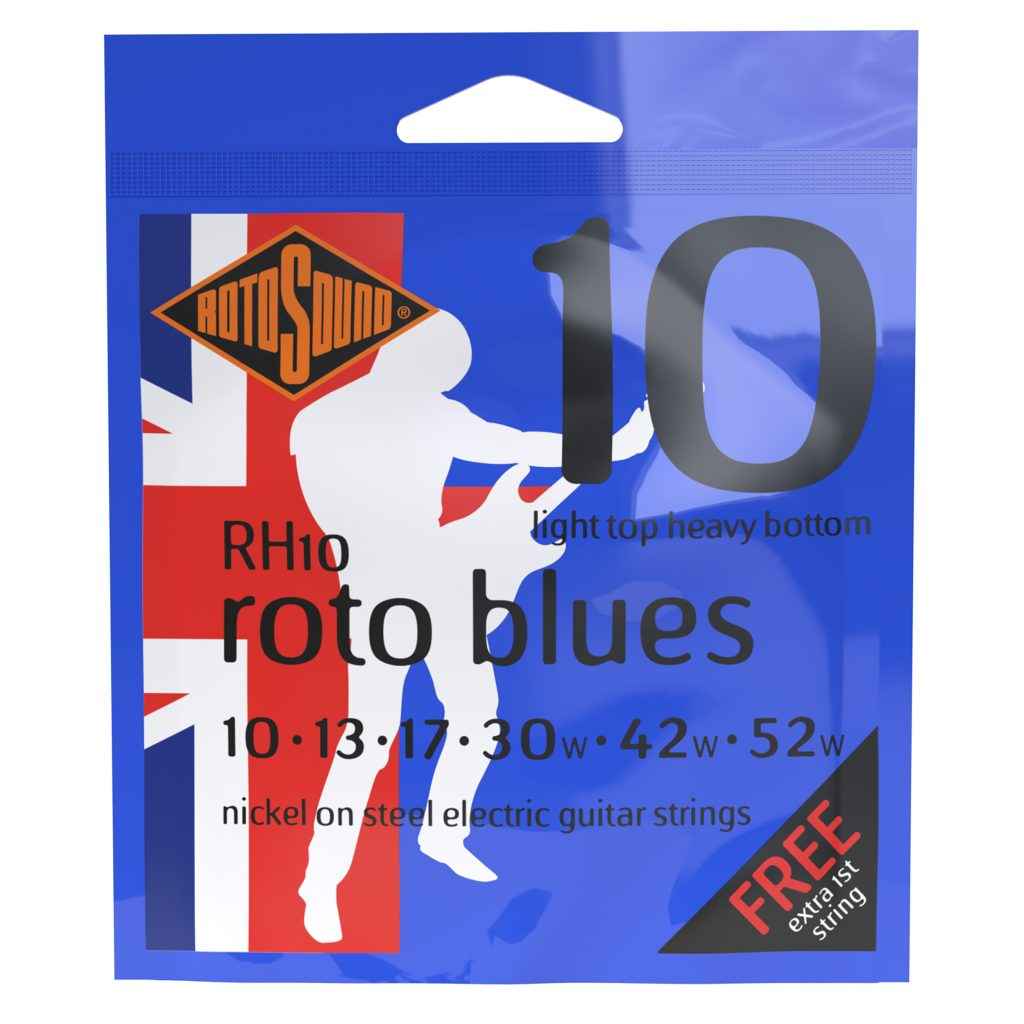 Rotosound RH10 Roto Blues string set electric nickel wound 10-52