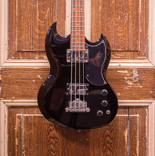 Vintage VS4BK ReIssued Boulevard Black basgitaar