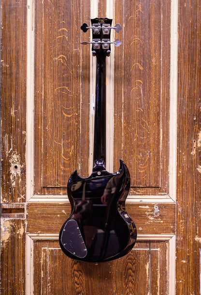 Vintage VS4BK ReIssued Boulevard Black basgitaar