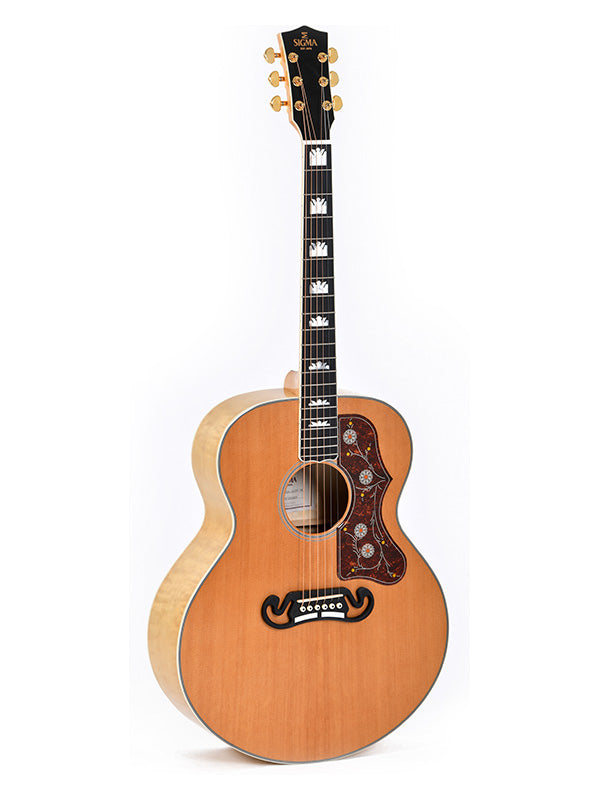Sigma GJQA-SG200 Grand Jumbo Naturel Westerngitaar