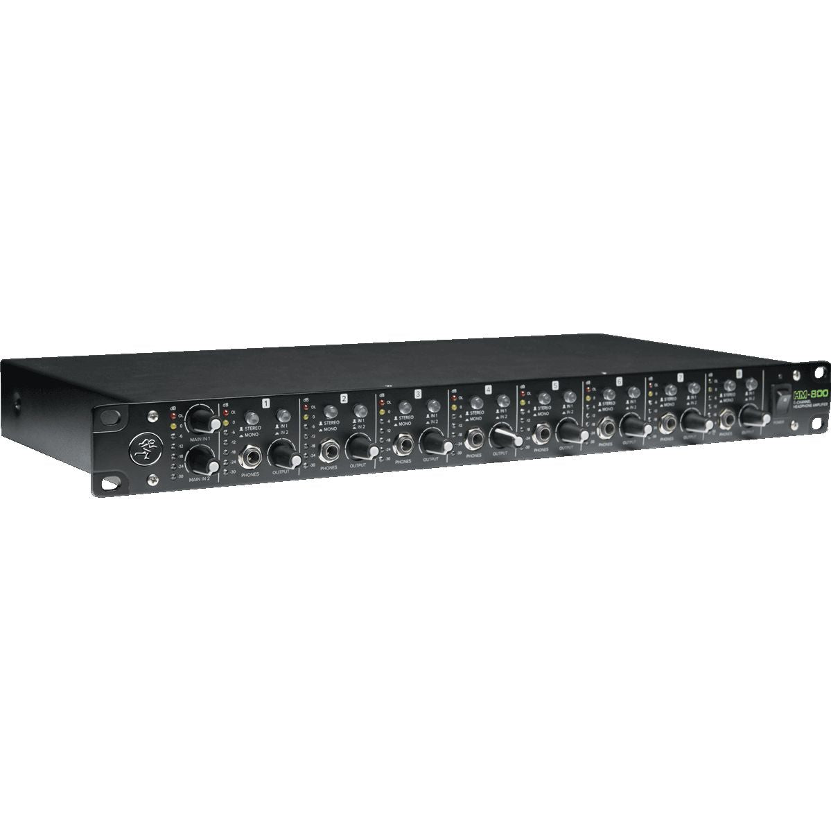 Mackie HM-800 Hoofdtelefoonversterker 8 Channels