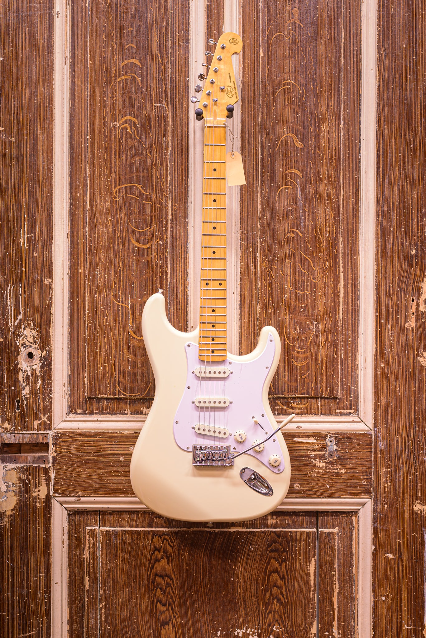 SX Retro Series electric guitar 57 SST57-VWH Elektrische gitaar