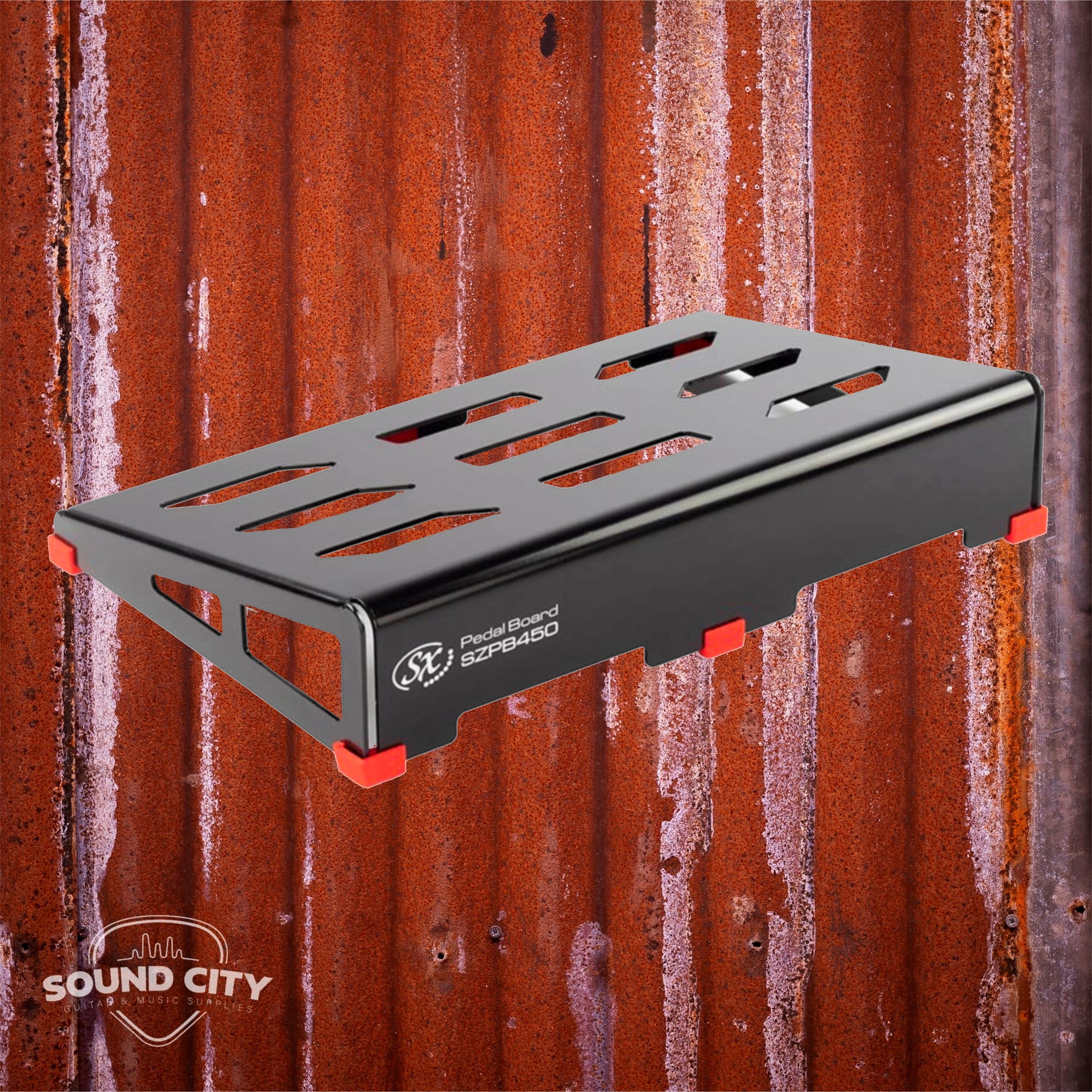 SX SZPB450 Aluminum Alloy Pedalboard, 45x31x9cm + bag