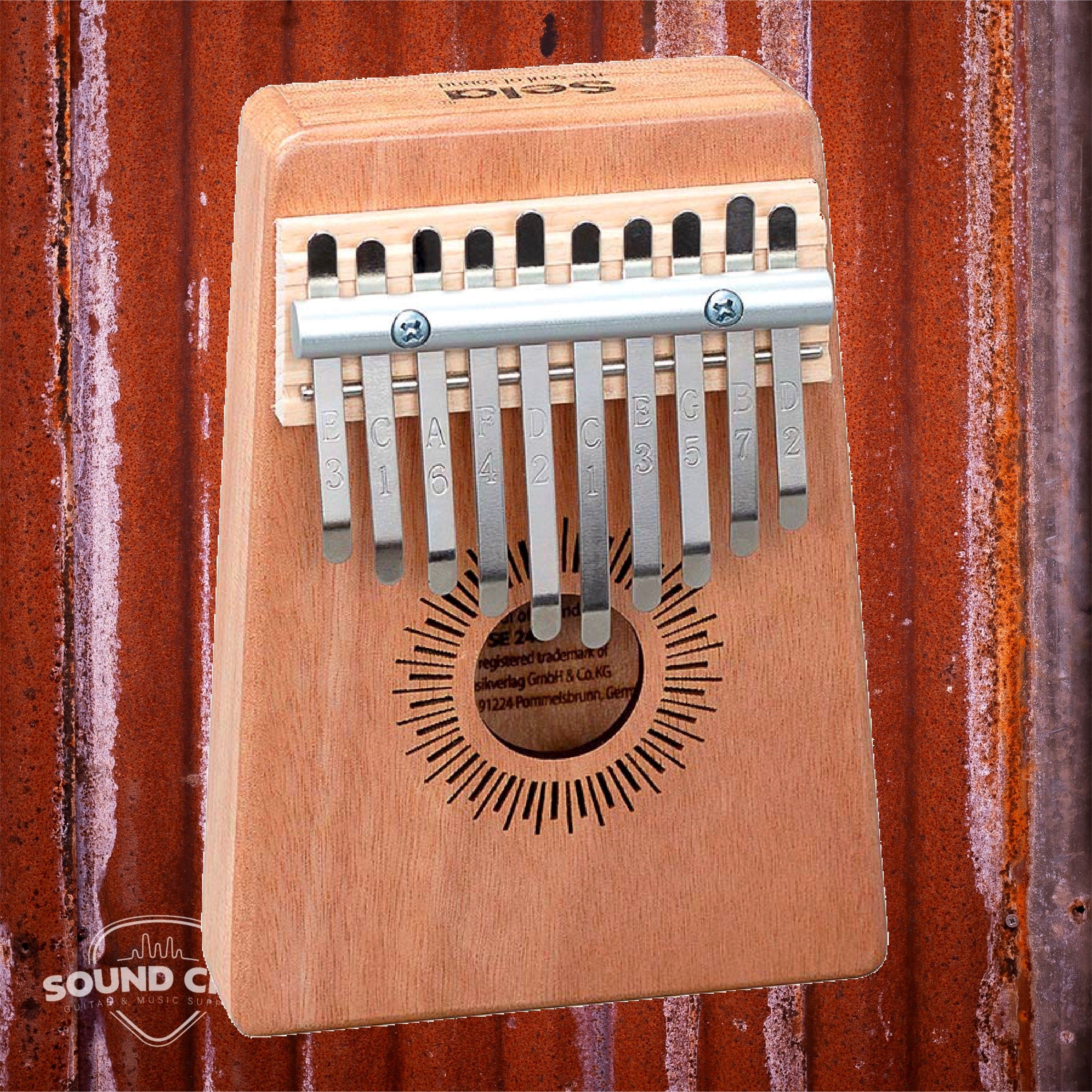 Sela 240 kalimba 'Mahogany 10'
