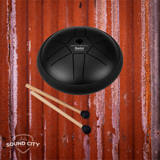 Sela 352 Tongue drum 5,5" C Major Pentatonic Black