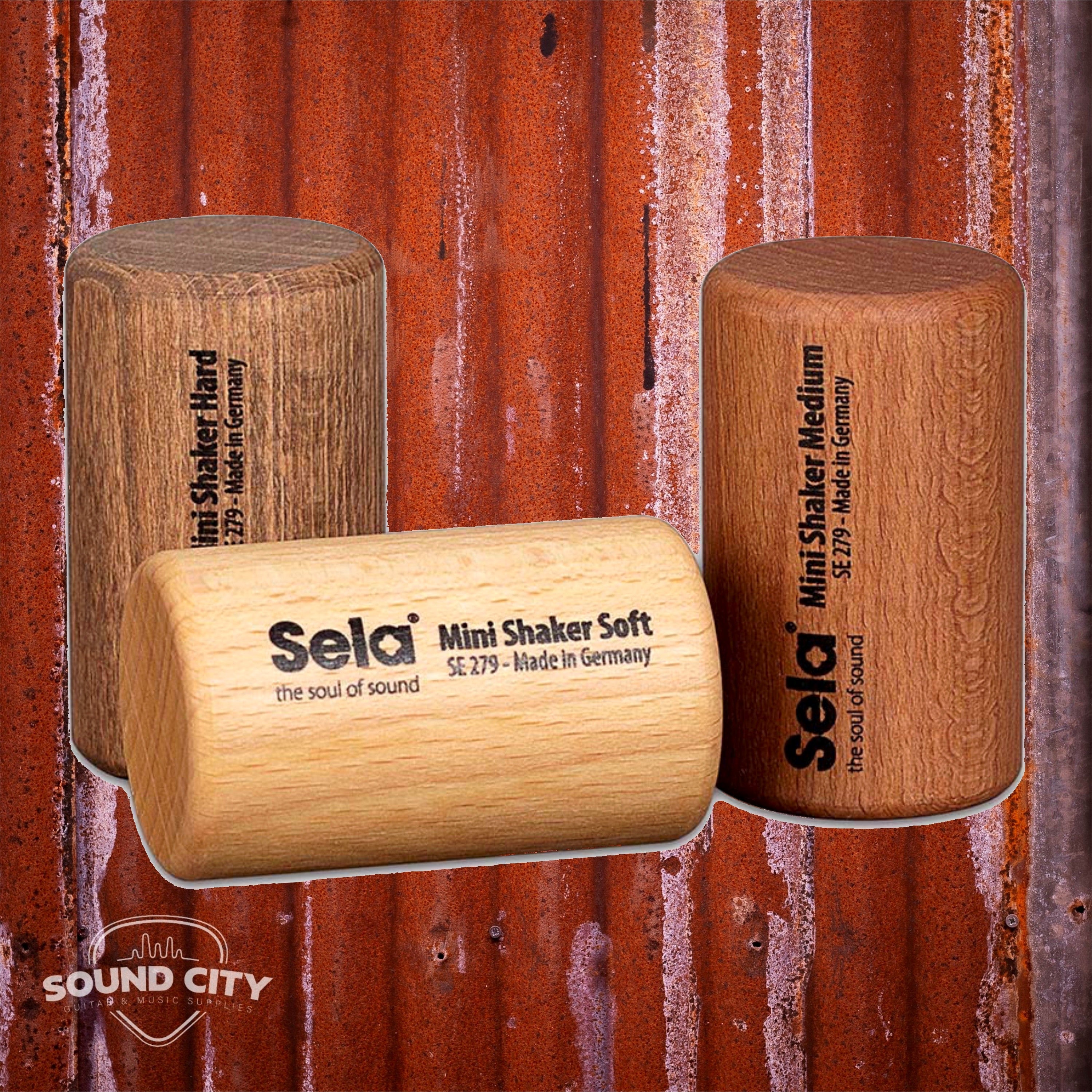Sela 279 Mini Shaker Set (Soft, Medium, Hard)