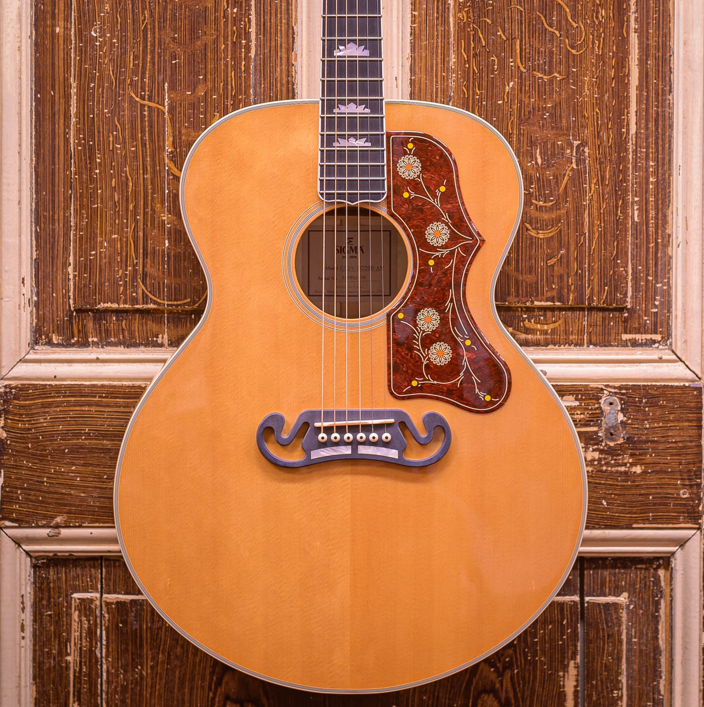 Sigma GJQA-SG200 Grand Jumbo Naturel Westerngitaar