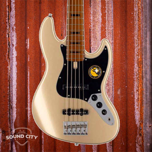 Sire Basses V5 A5/CGM Champagne Gold Metallic 5-snaar Basgitaar