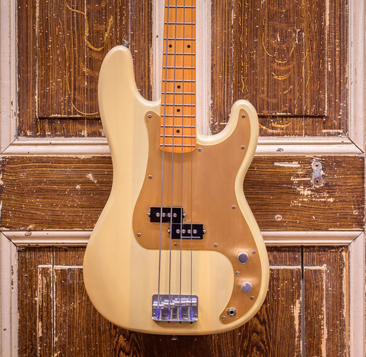 Squier 40th Ann. Precision Bass Satin Vintage Blonde Basgitaar (occasion)
