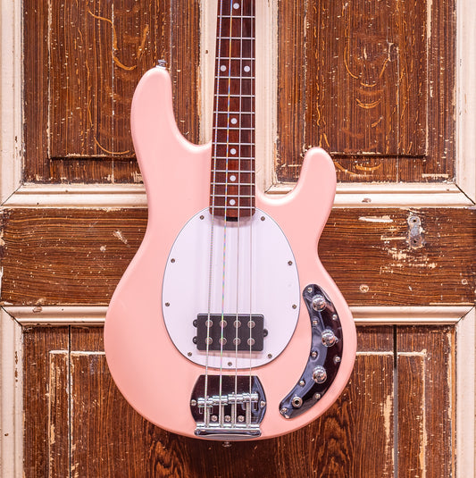 Sterling S.U.B. StingRay  Ray4-PBP-J1 By Musicman Pueblo Pink Basgitaar
