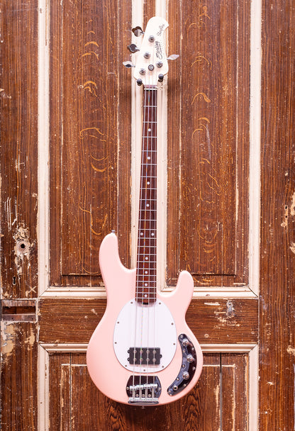 Sterling S.U.B. StingRay  Ray4-PBP-J1 By Musicman Pueblo Pink Basgitaar