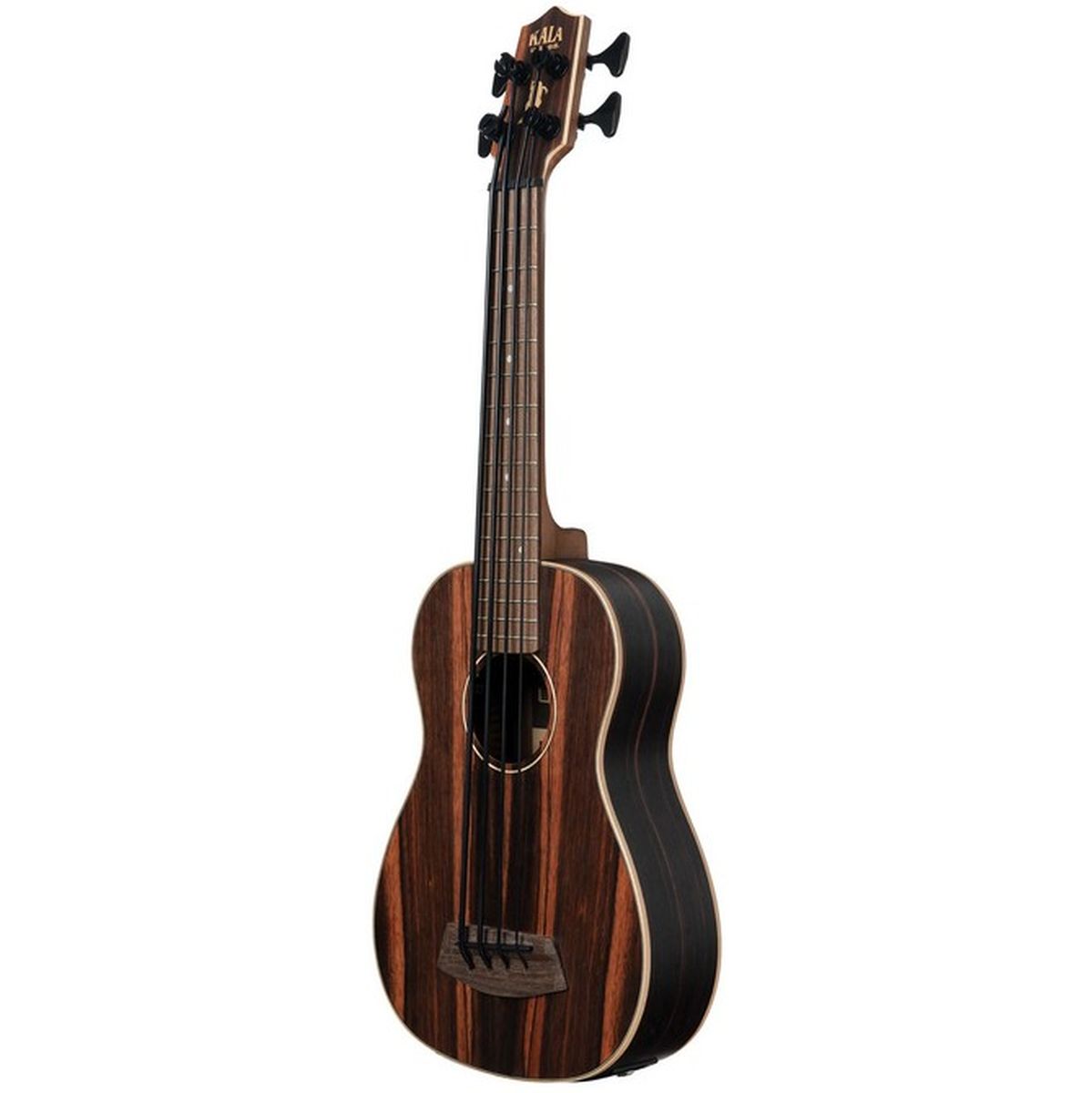 Kala Striped Ebony Fretted Acoustic-Electric U-BASS