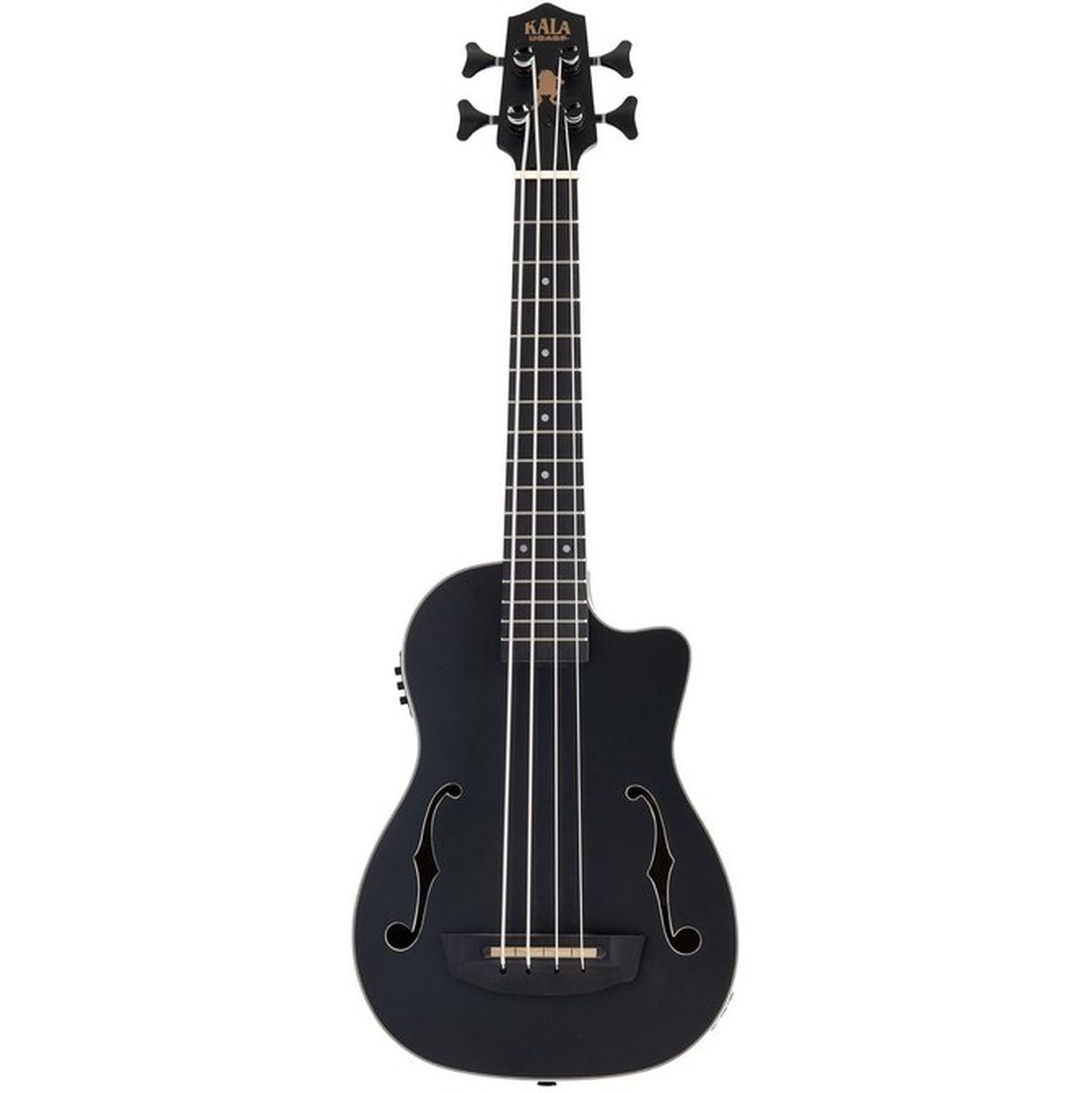 Kala Black Journeyman Mahogany Acoustic-Electric U-BASS With F-Holes