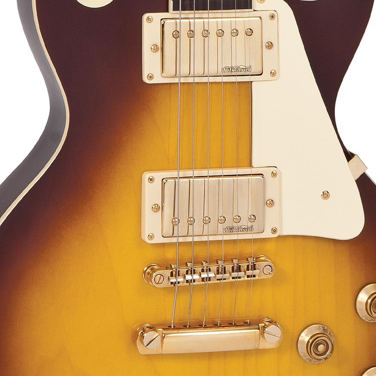 Vintage V100 Reissued TSB Tobacco Sunburst Elektrische Gitaar