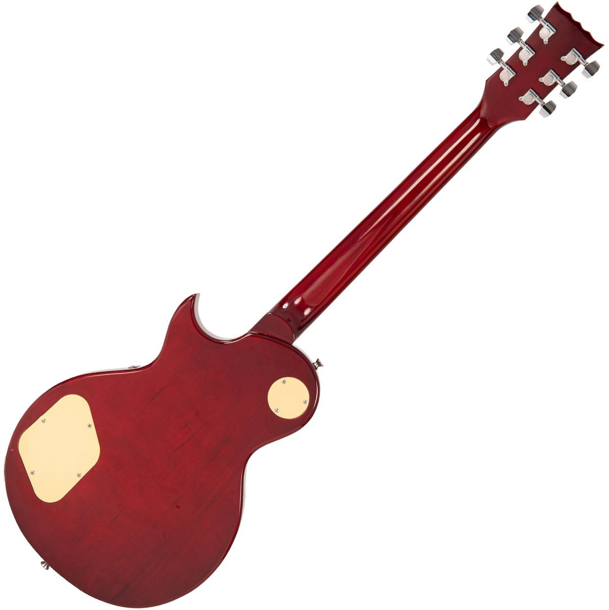 Vintage V10 Coaster Series Electric Guitar - Wine Red