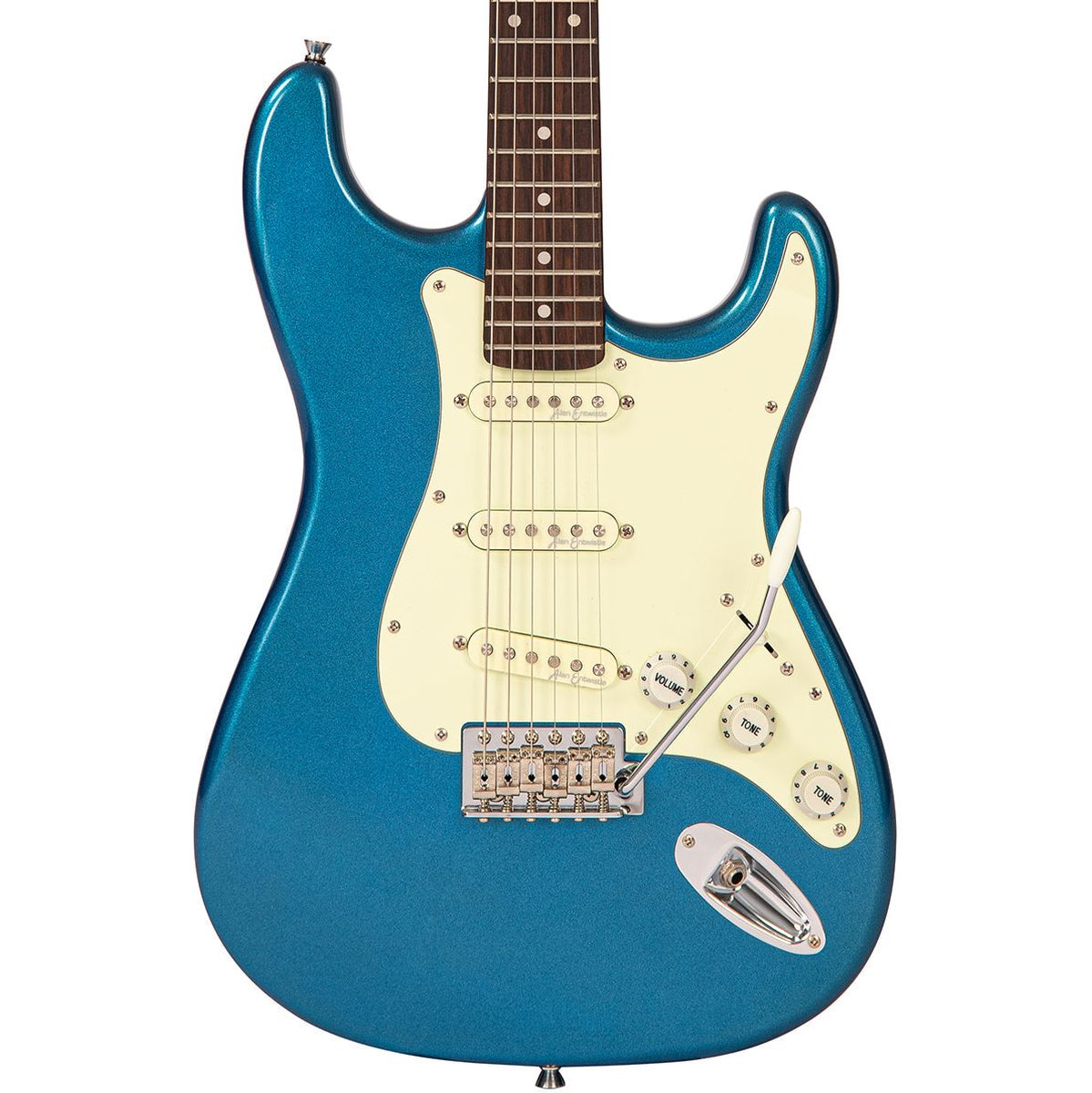 Vintage V60 Coaster Series Electric Guitar - Candy Apple Blue