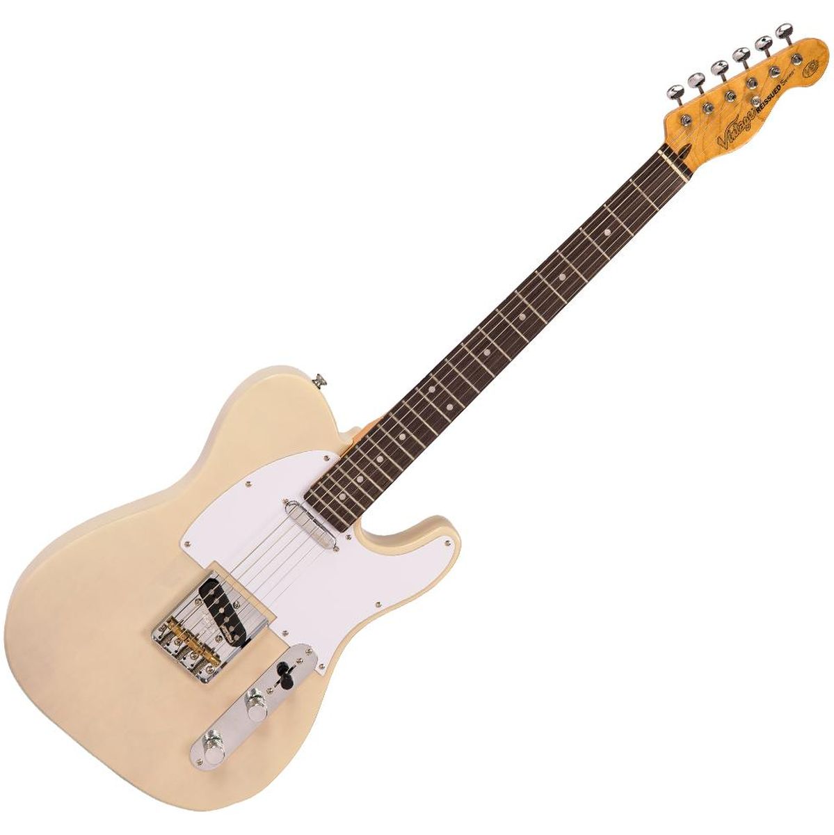 Vintage V62 Electric Guitar - Ash Blonde