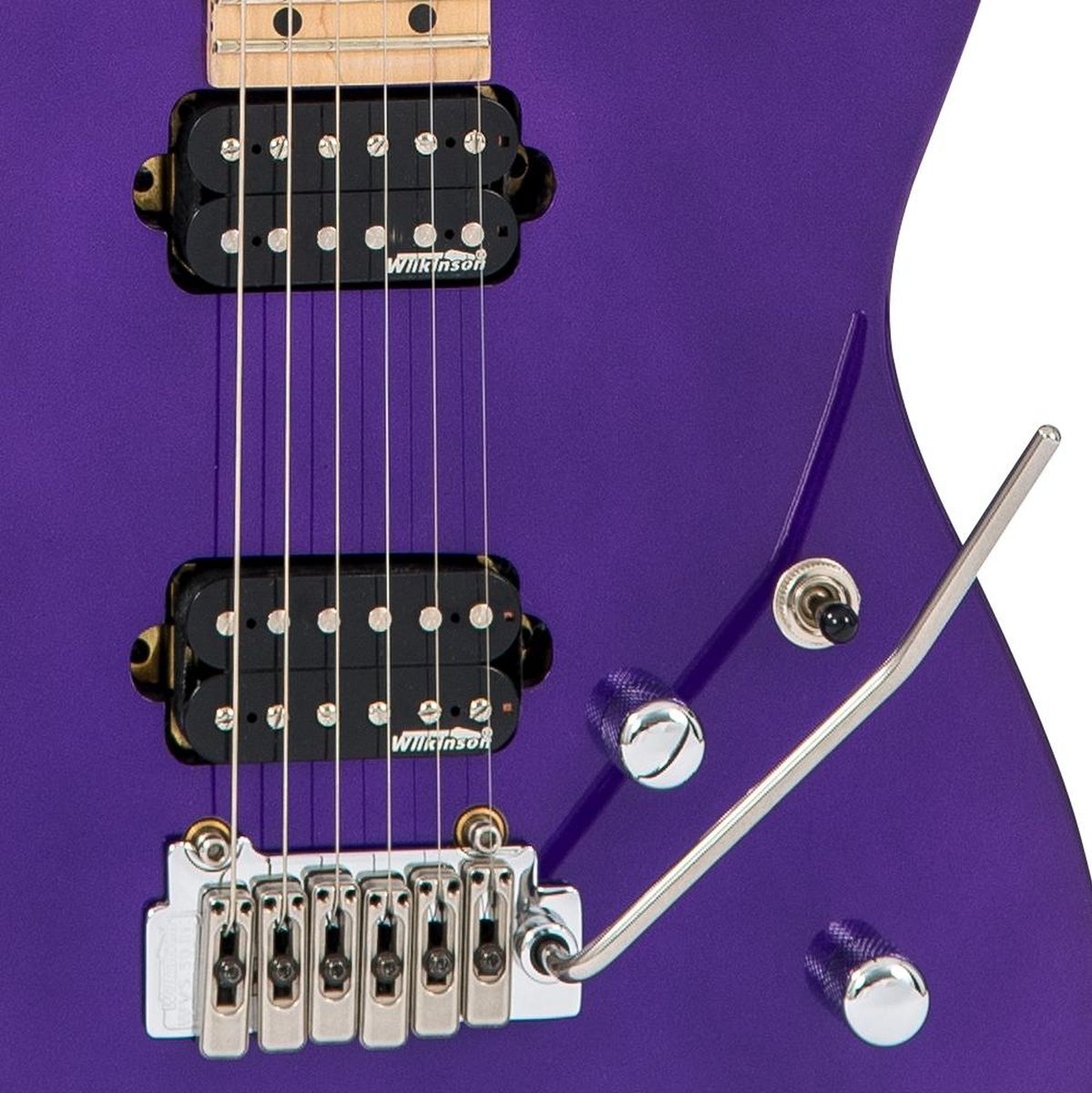 Vintage V6 24 Electric Guitar - Pasadena Purple