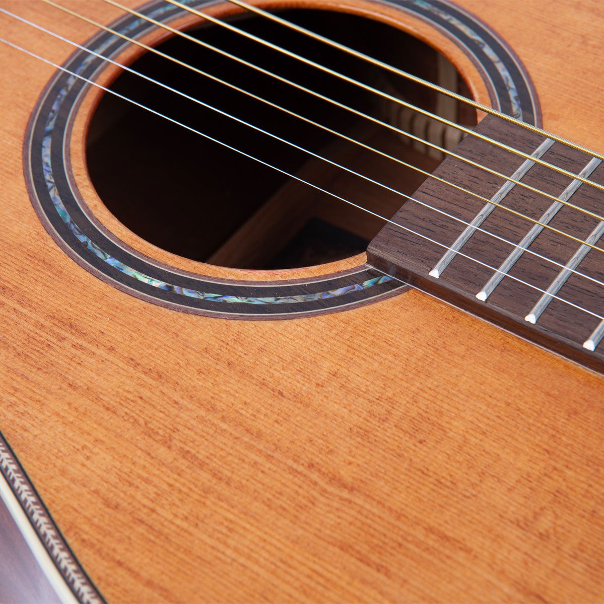 Vintage 6 String Fret Dancer Electro Acoustic Guitar