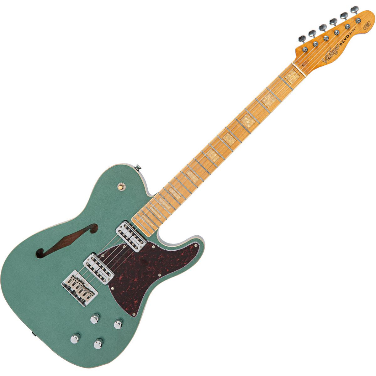 Vintage Revo Series Midline Guitar - Metallic Green