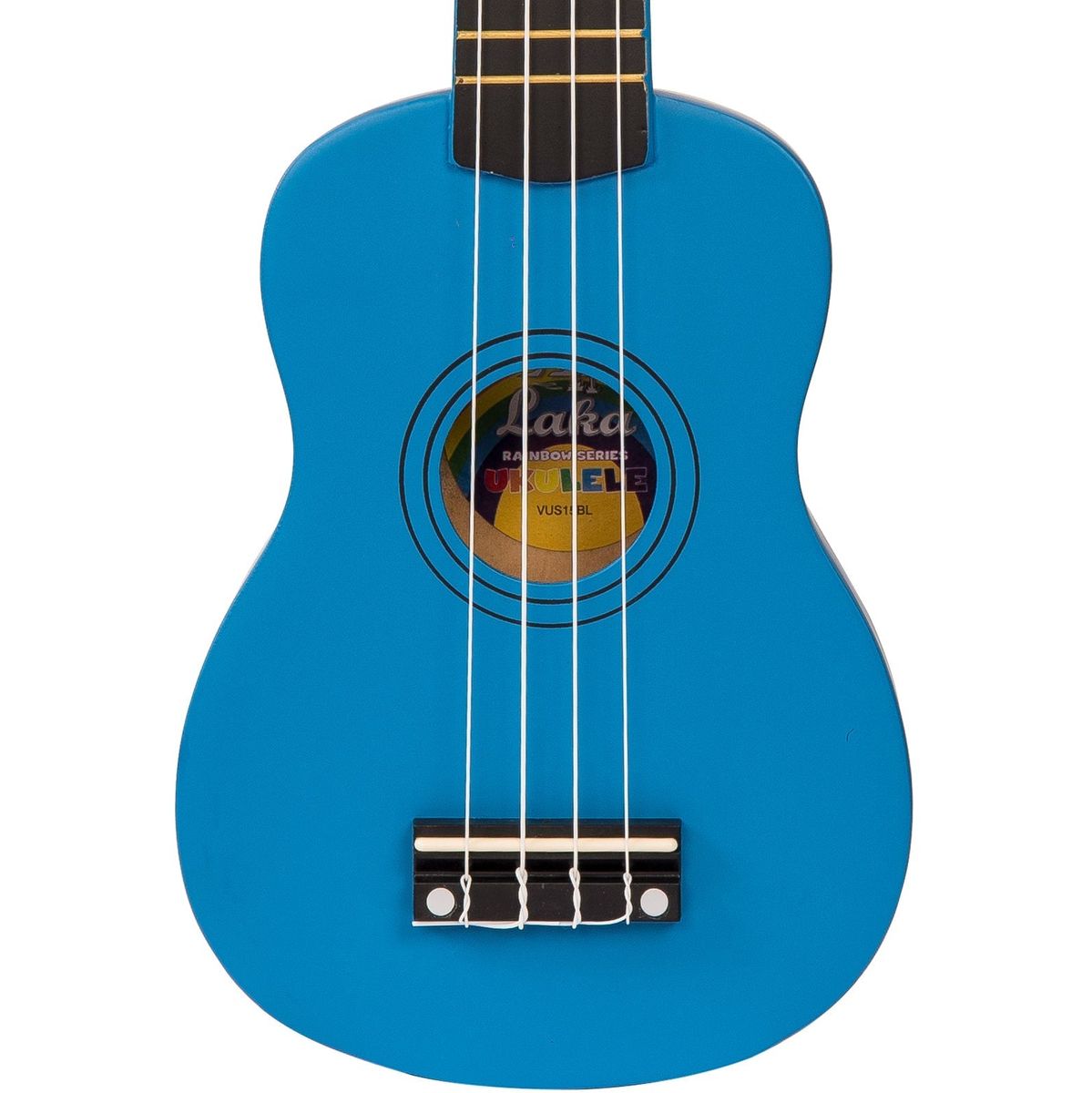 Laka Rainbow Series Ukulele &amp; Bag - Blue