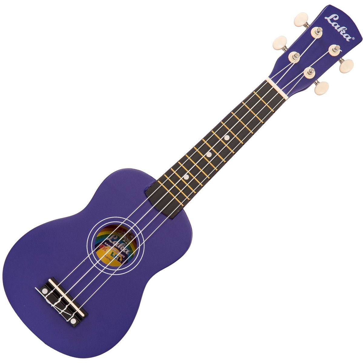 Laka Rainbow Series Ukulele &amp; Bag - Indigo