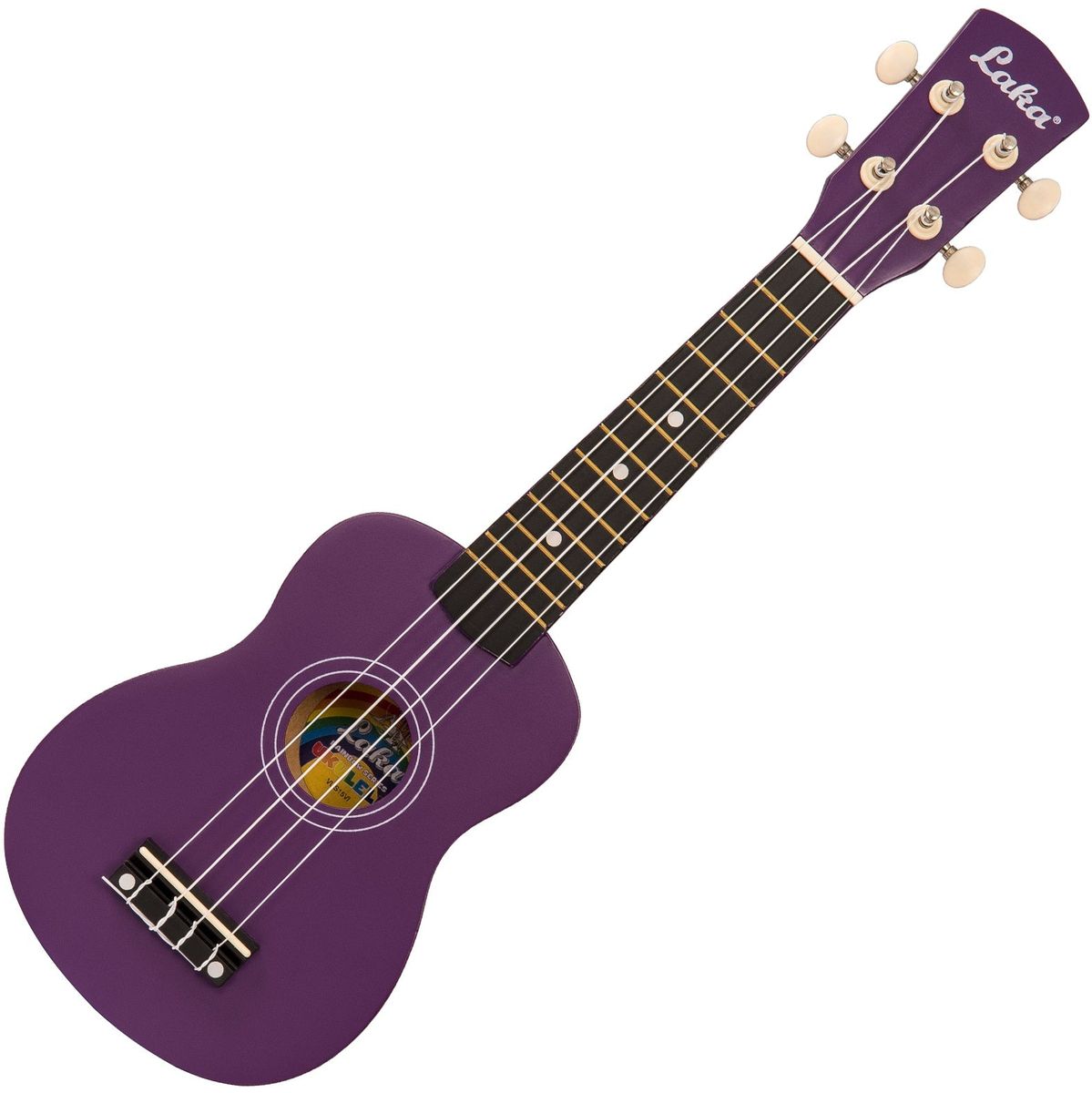 Laka Rainbow Series Ukulele &amp; Bag - Violet