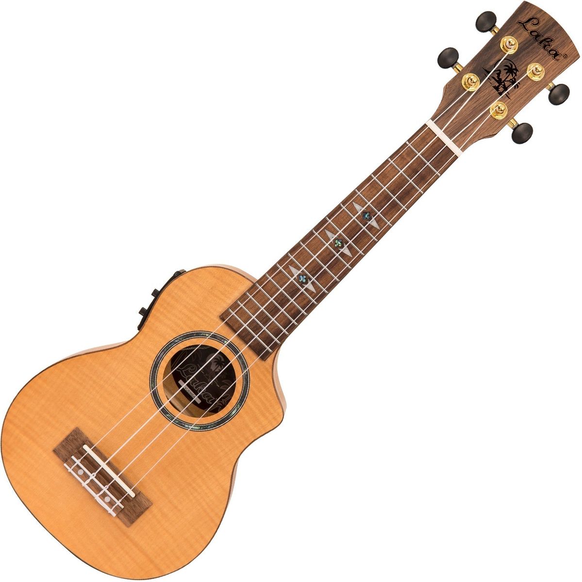 Laka Maple Series Electro Ukulele &amp; Bag - Soprano