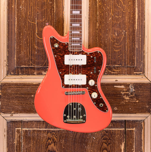 Vintage REVO Series 'Surfmaster 90' Firenze Red Elektrische gitaar