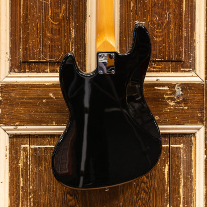 Vintage VJ74 Jazz Bass Gloss Black Basgitaar