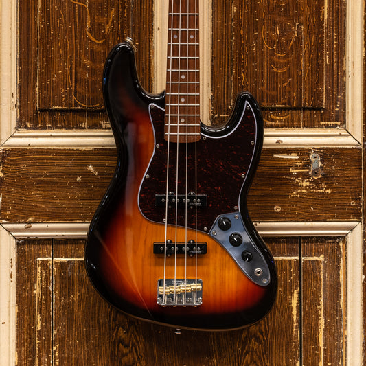 Vintage VJ74 Jazz Bass Sunset Sunburst Basgitaar