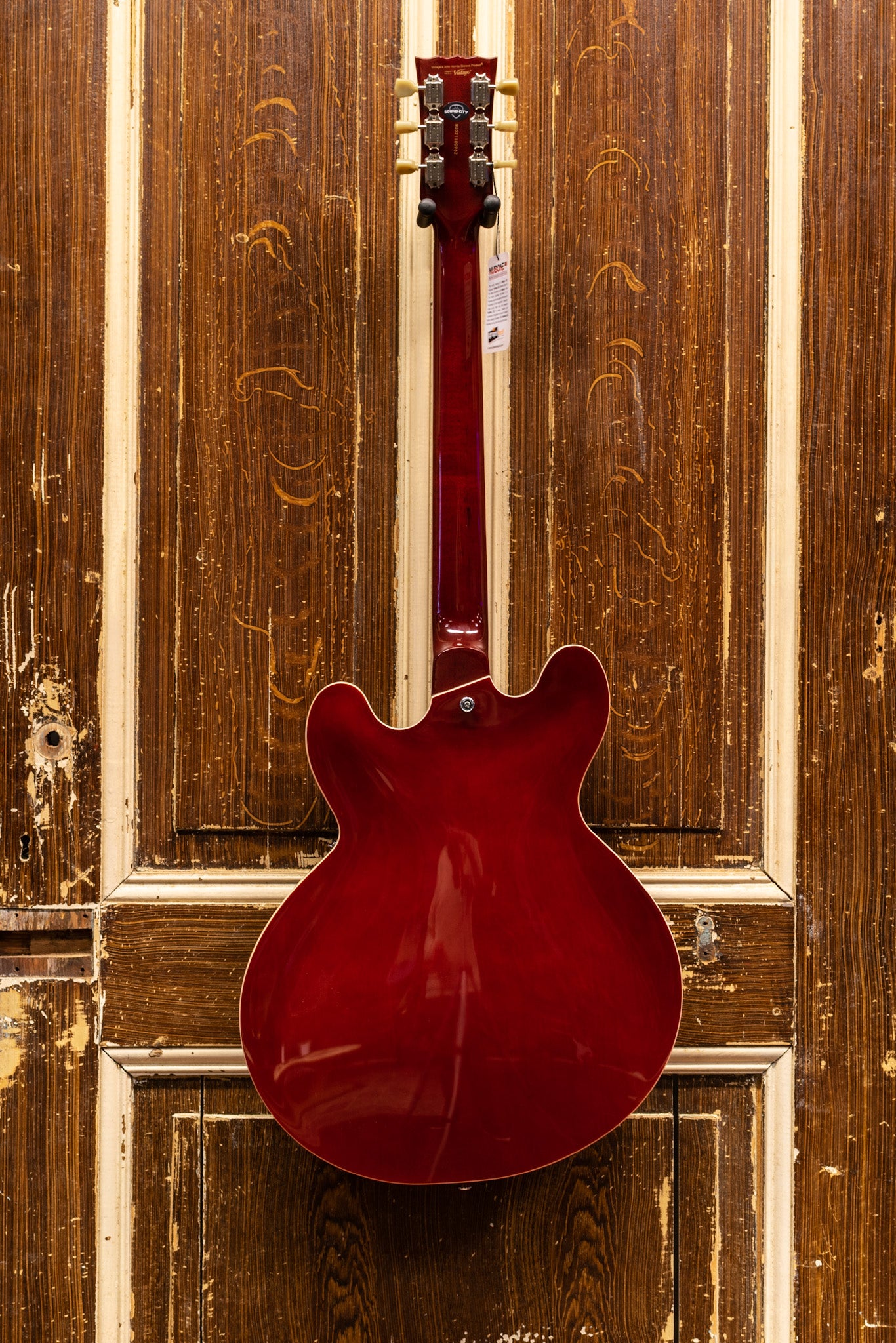 Vintage VSA500 Cherry Red Elektrische Gitaar