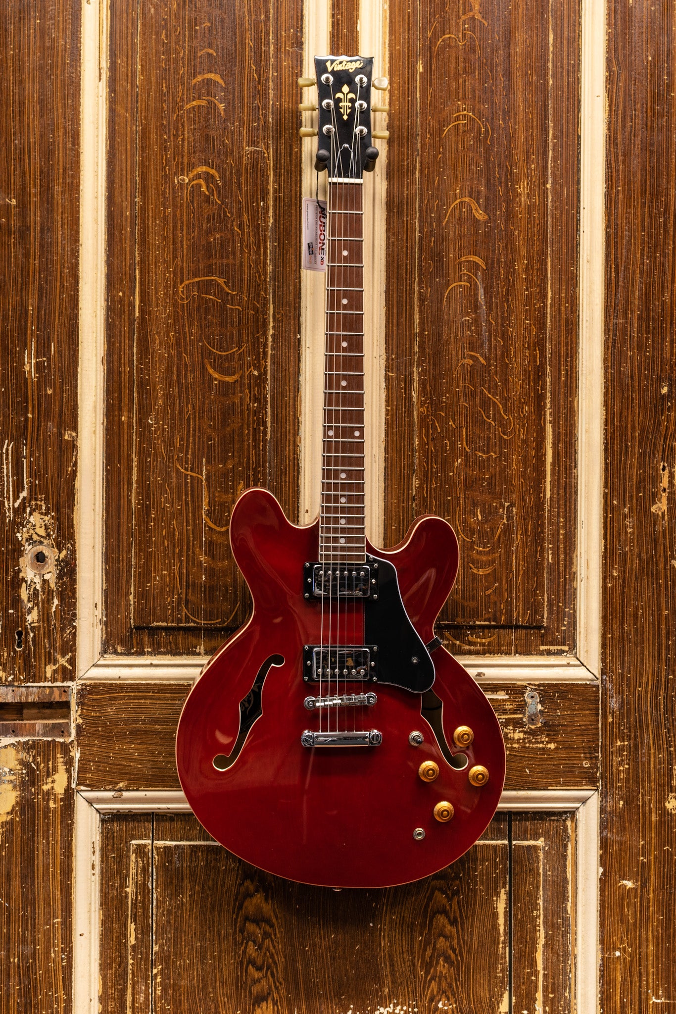 Vintage VSA500 Cherry Red Elektrische Gitaar
