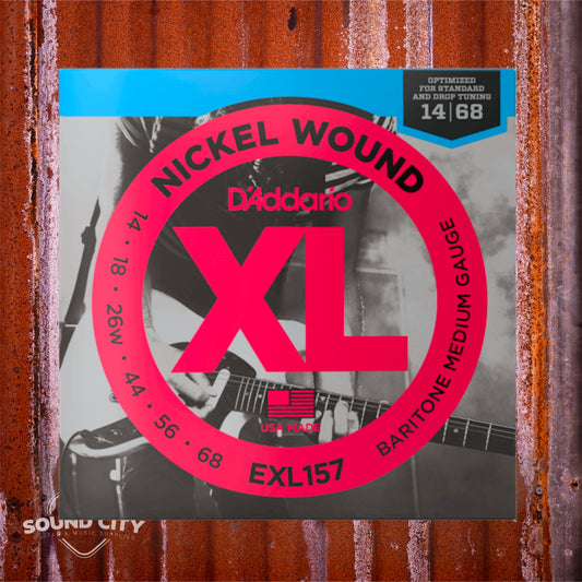 D'Addario EXL157 14-68 Baritone medium, XL Nickel Elektrische Gitaarsnaren