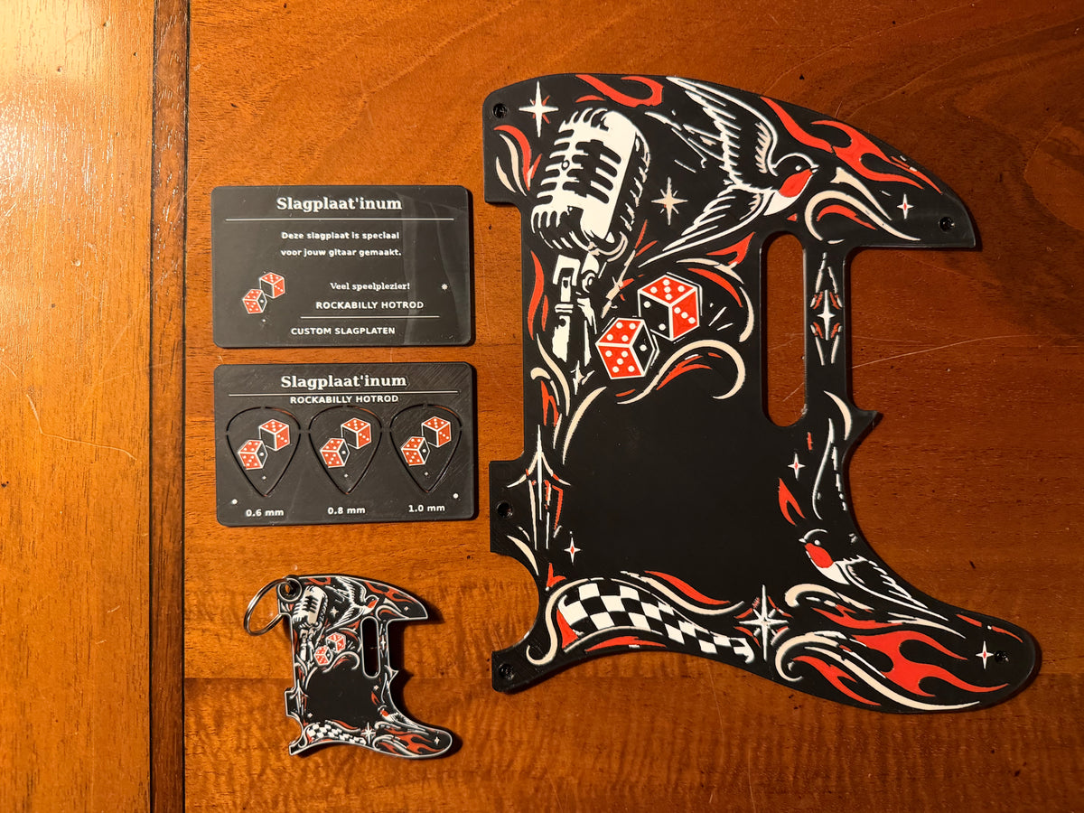 Rockabilly Hotrod – Custom Slagplaat van Slagplaat’inum