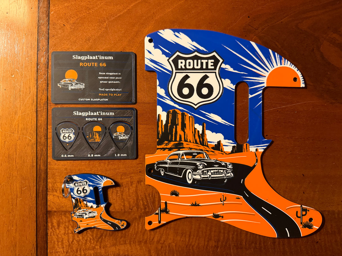 Route 66 – Custom Slagplaat van Slagplaat’inum
