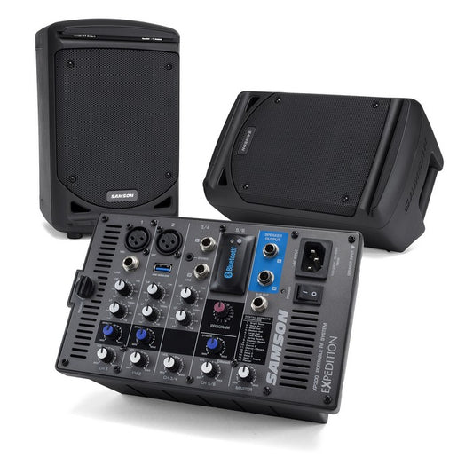 Samson XP300 300-Watt Portable PA Speaker set