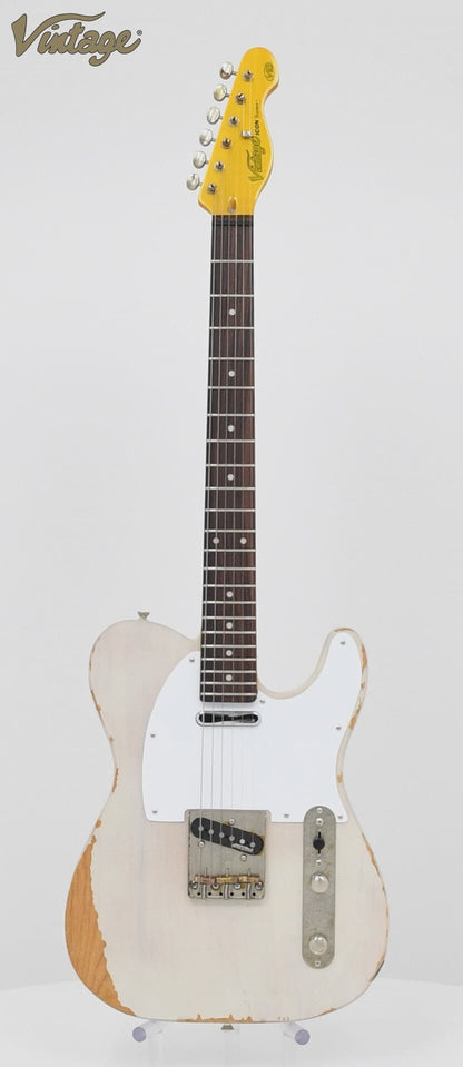 Vintage V62 Icon Series Ash Blonde Elektrische Gitaar