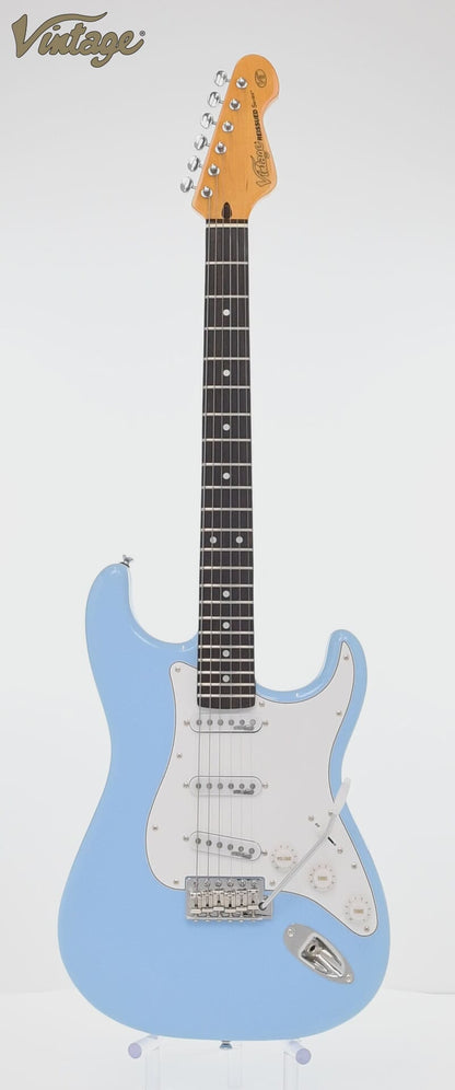Vintage V6LB Laguna Blue V6 Elektrische Gitaar