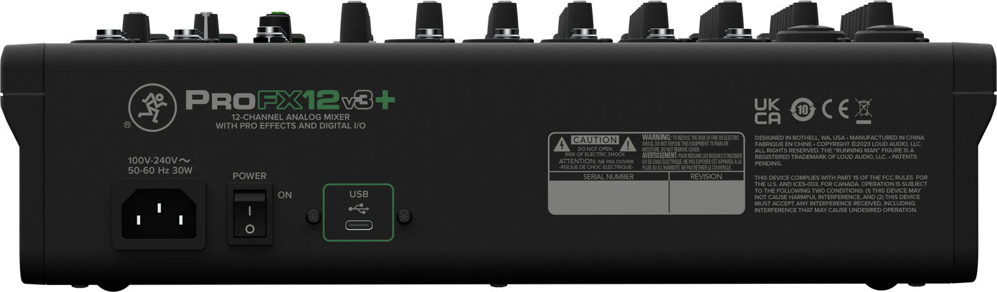 Mackie PROFX12V3+ Mengtafel