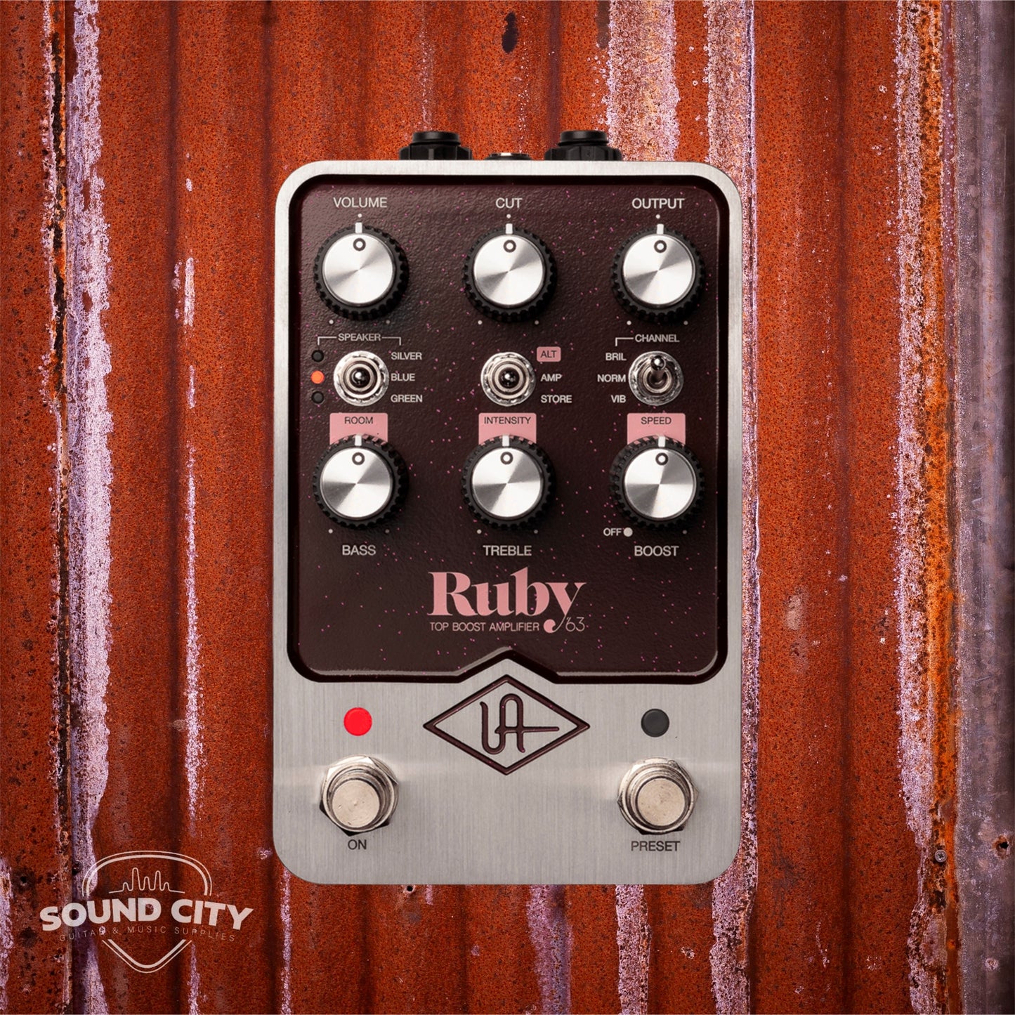 Universal Audio UAFX Ruby 63 Top Boost Amplifier Gitaarversterker